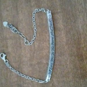 Sterling silver diamond I love you to the moon and back bracelet Pandora